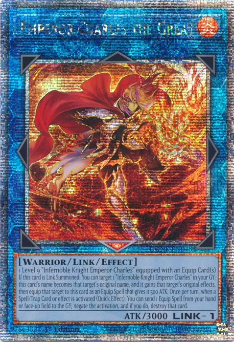 Emperor Charles the Great - DUNE-EN048 - Quarter Century Secret Rare 1st Edition
