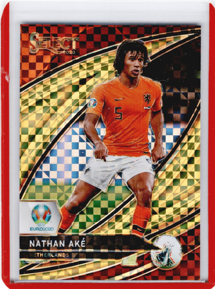 2020 Select UEFA Euro NATHAN AKE Field Level Gold 9/10-Cherry Collectables