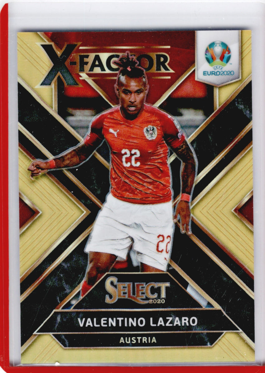 2020 Select UEFA Euro VALENTINO LAZARO X-Factor Gold 1/10-Cherry Collectables