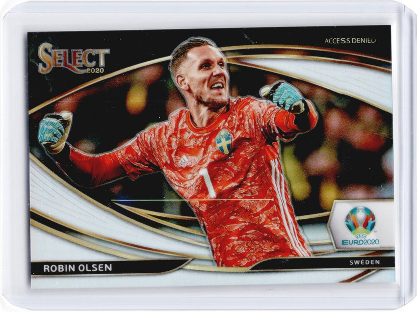 2020 Select UEFA Euro ROBIN OLSEN Access Denied Silver 3/25-Cherry Collectables