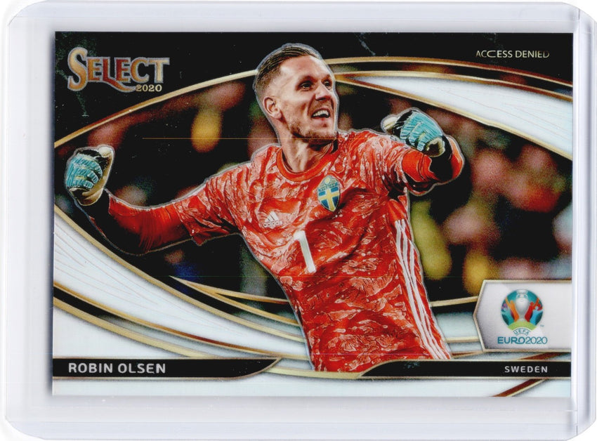 2020 Select UEFA Euro ROBIN OLSEN Access Denied Silver 22/25-Cherry Collectables