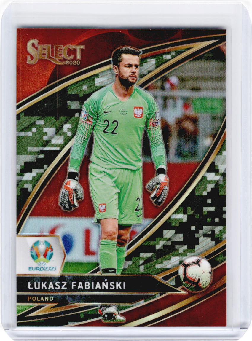 2020 Select UEFA Euro LUKASZ FABIANSKI Field Level Camo 13/25-Cherry Collectables