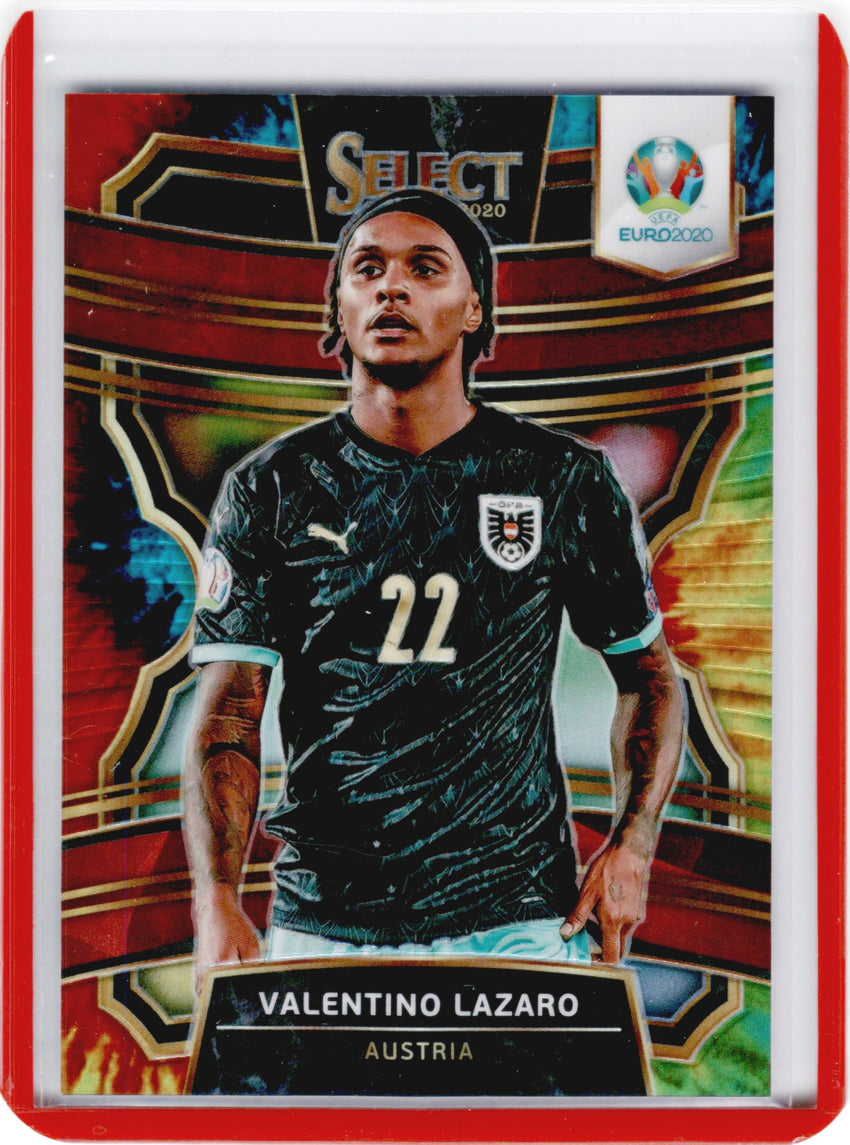 2020 Select UEFA Euro VALENTINO LAZARO Terrace Tie-Dye 7/25-Cherry Collectables