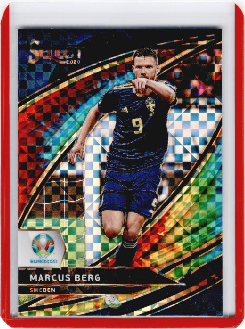 2020 Select UEFA Euro MARCUS BERG Field Level Tie-Dye 23/25-Cherry Collectables