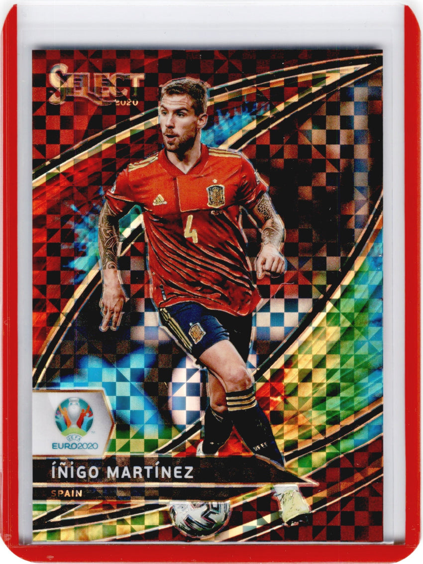 2020 Select UEFA Euro INIGO MARTINEZ Field Level Tie-Dye 21/25-Cherry Collectables