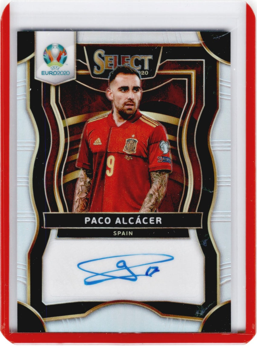 2020 Select UEFA Euro PACO ALCACER Signatures Auto Silver #PA (B)-Cherry Collectables