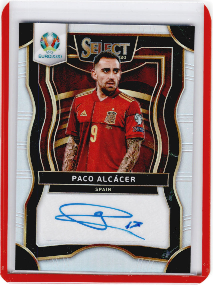 2020 Select UEFA Euro PACO ALCACER Signatures Auto Silver #PA (C)-Cherry Collectables