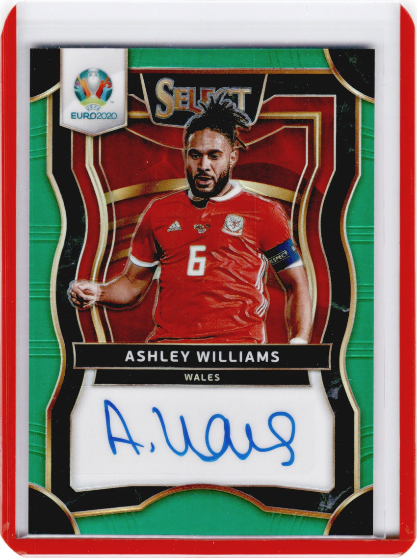 2020 Select UEFA Euro ASHLEY WILLIAMS Signatures Auto Green 13/15-Cherry Collectables