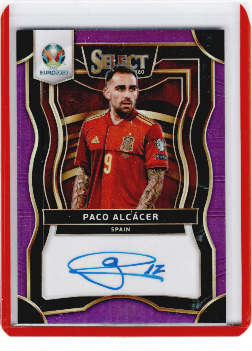 2020 Select UEFA Euro PACO ALCACER Signatures Auto Purple 69/75-Cherry Collectables