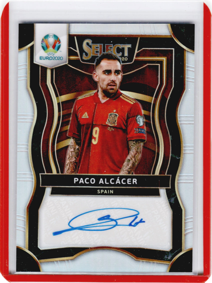 2020 Select UEFA Euro PACO ALCACER Signatures Auto Silver #PA (E)-Cherry Collectables