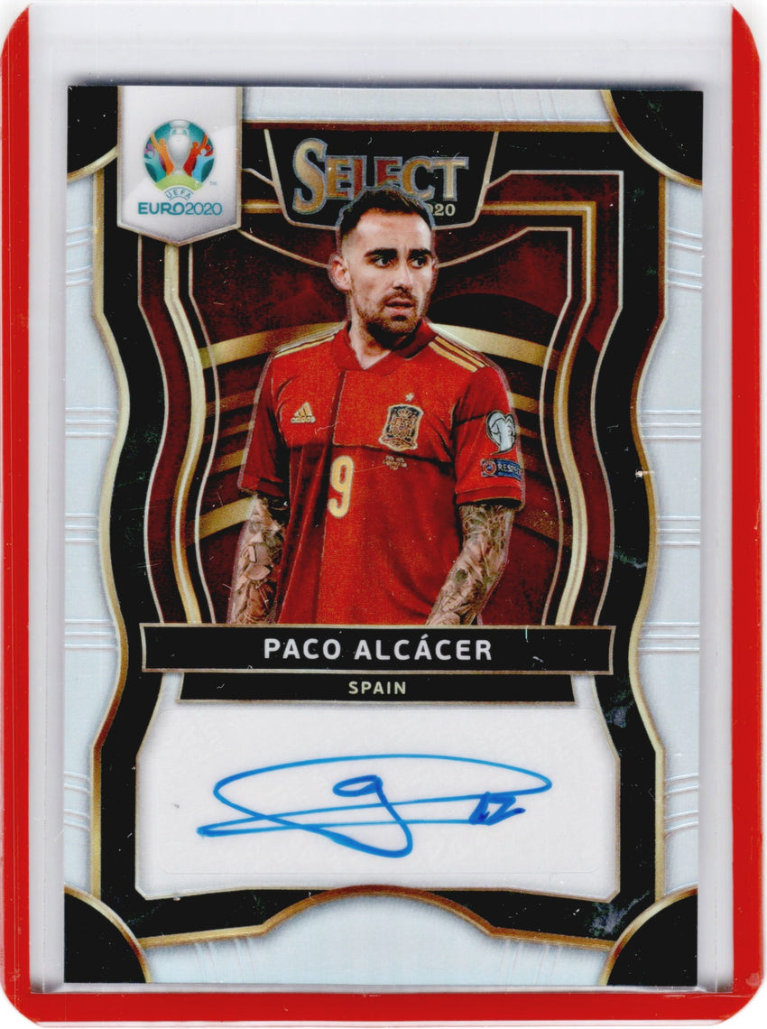 2020 Select UEFA Euro PACO ALCACER Signatures Auto Silver #PA (F)-Cherry Collectables