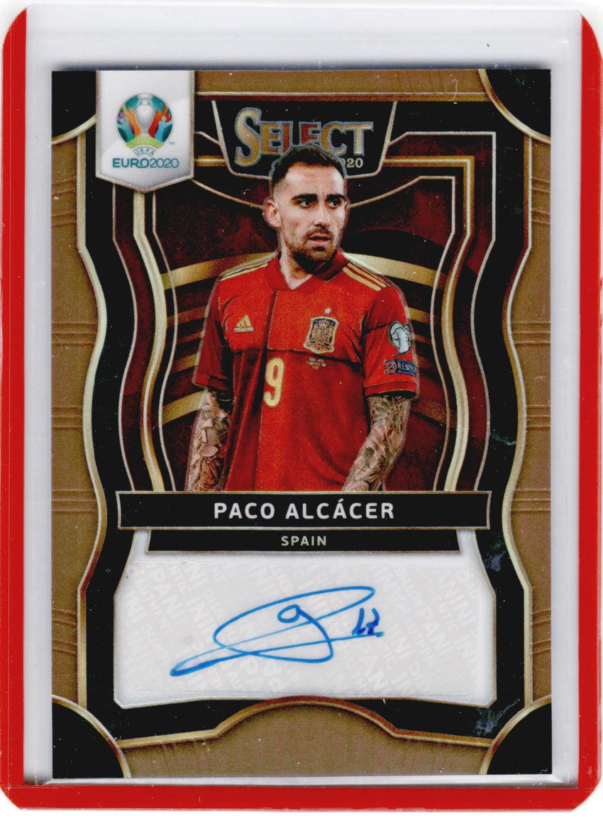 2020 Select UEFA Euro PACO ALCACER Signatures Auto Copper 32/49-Cherry Collectables