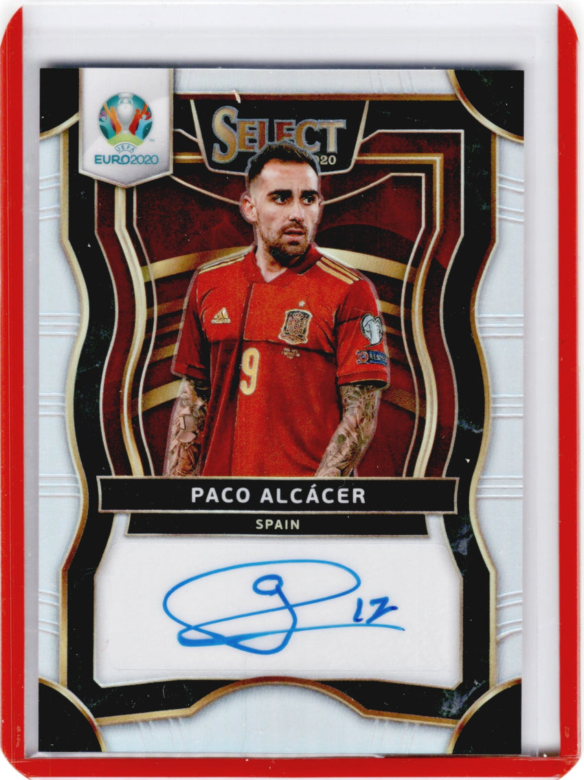 2020 Select UEFA Euro PACO ALCACER Signatures Auto Silver #PA (H)-Cherry Collectables
