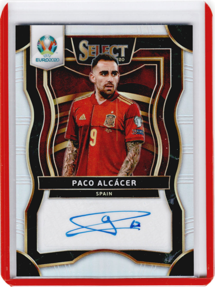 2020 Select UEFA Euro PACO ALCACER Signatures Auto Silver #PA (I)-Cherry Collectables