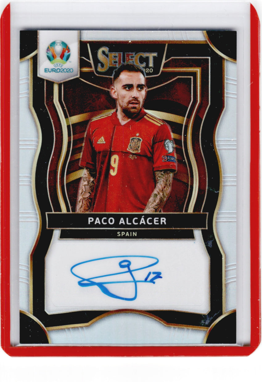 2020 Select UEFA Euro PACO ALCACER Signatures Auto Silver #PA (J)-Cherry Collectables