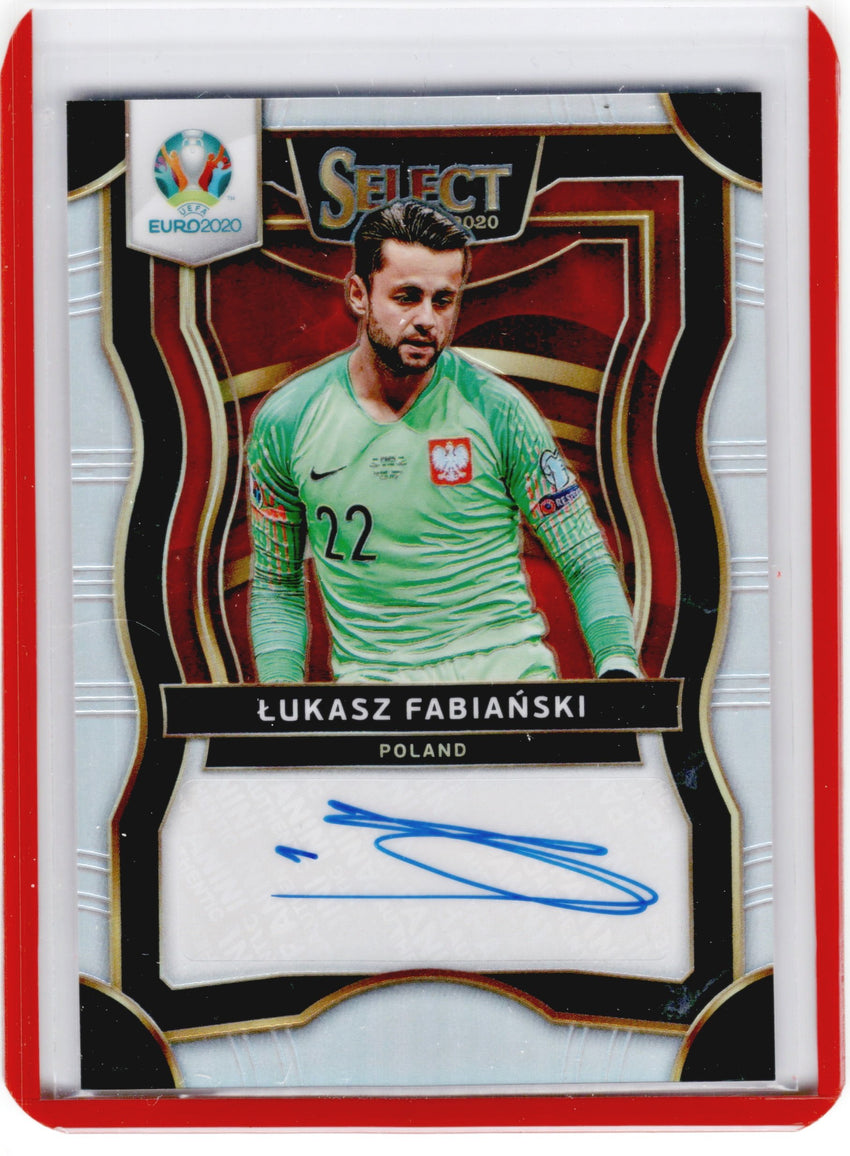 2020 Select UEFA Euro LUKASZ FABIANSKI Signatures Auto Silver #LF (E)-Cherry Collectables