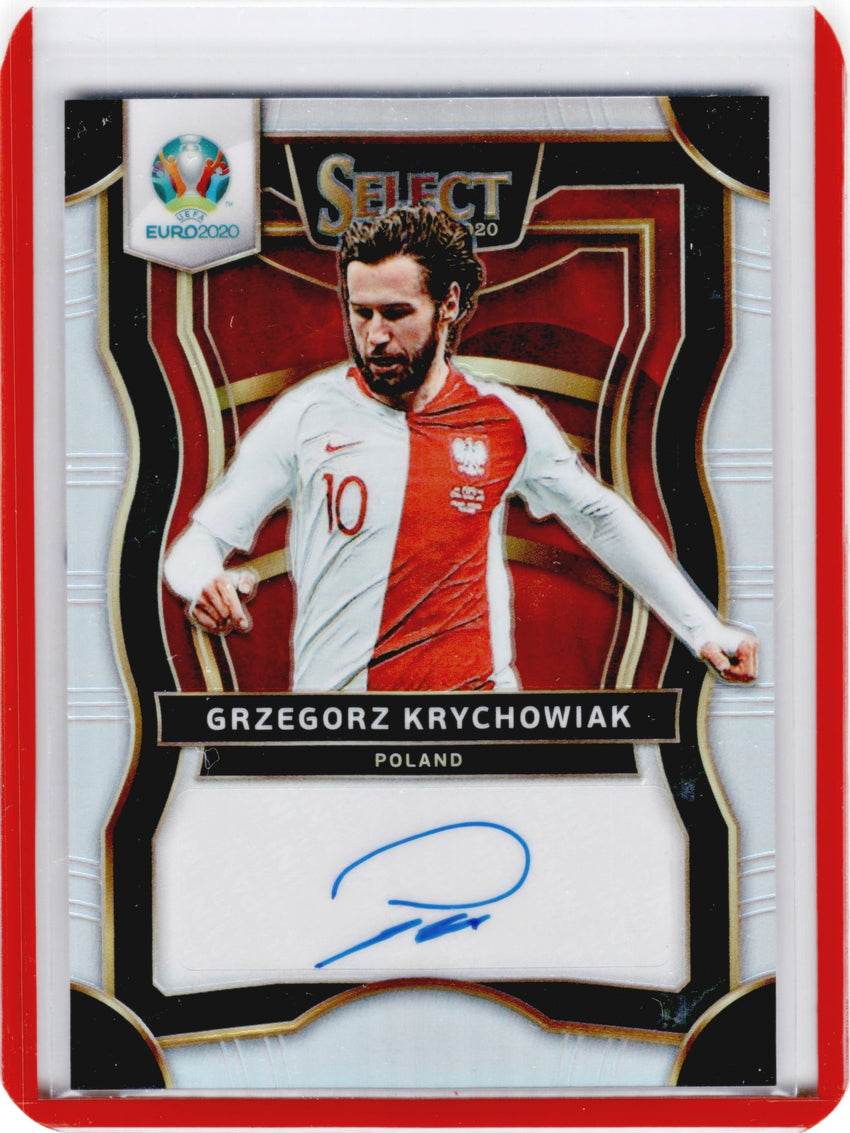 2020 Select UEFA Euro GRZEGORZ KRYCHOWIAK Signatures Auto Silver #GKR (C)-Cherry Collectables