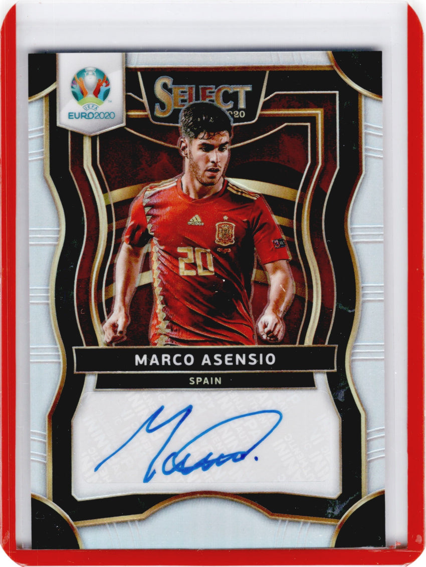 2020 Select UEFA Euro MARCO ASENSIO Signatures Auto Silver #MA (C)-Cherry Collectables