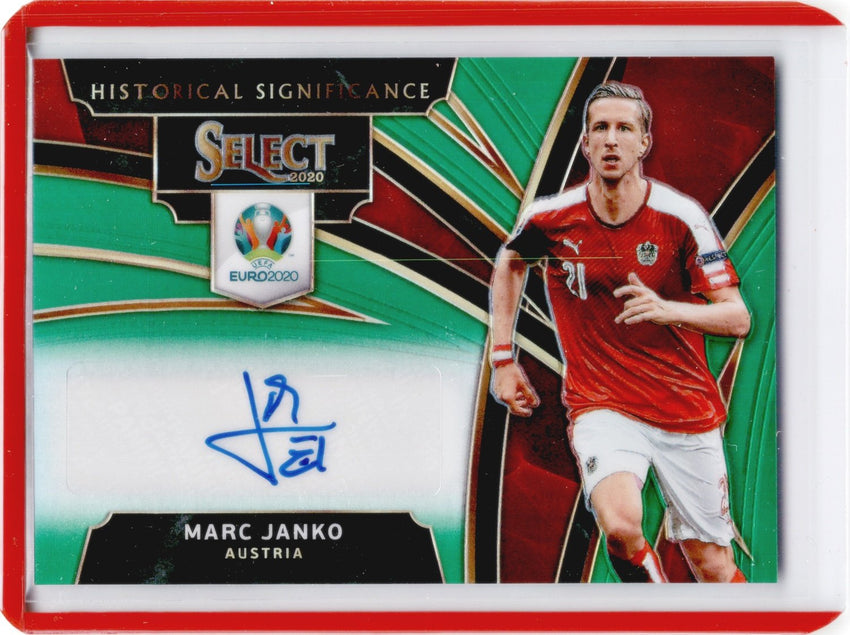 2020 Select UEFA Euro MARC JANKO Historical Significance Auto Green 12/15-Cherry Collectables