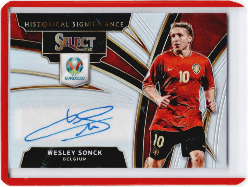 2020 Select UEFA Euro WESLEY SONCK Historical Significance Auto Silver #WSO-Cherry Collectables