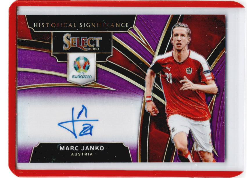 2020 Select UEFA Euro MARC JANKO Historical Significance Auto Purple 58/75-Cherry Collectables