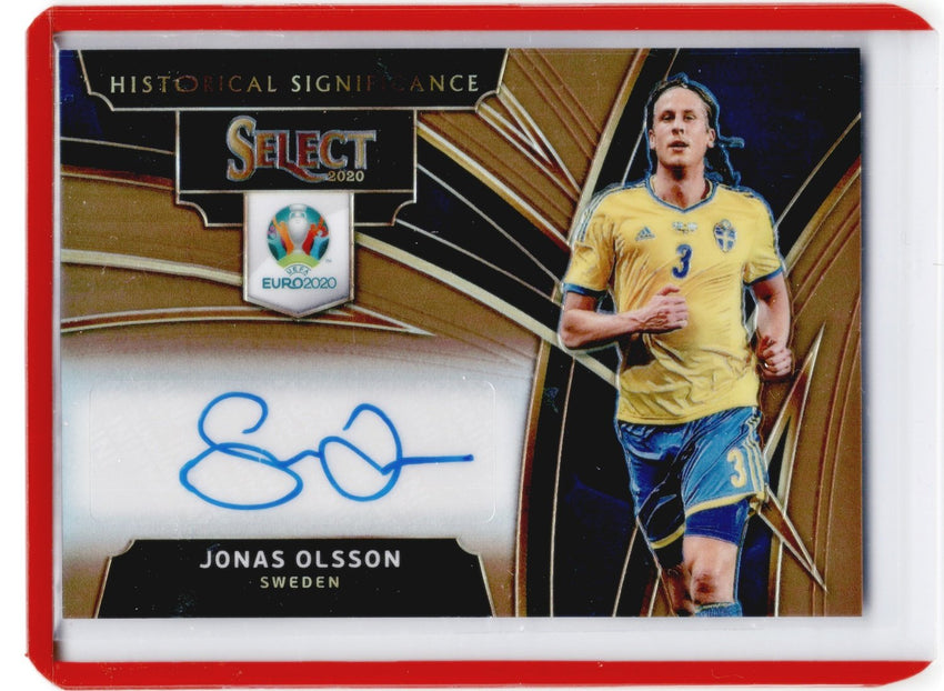 2020 Select UEFA Euro JONAS OLSSON Historical Significance Auto Copper 47/49-Cherry Collectables