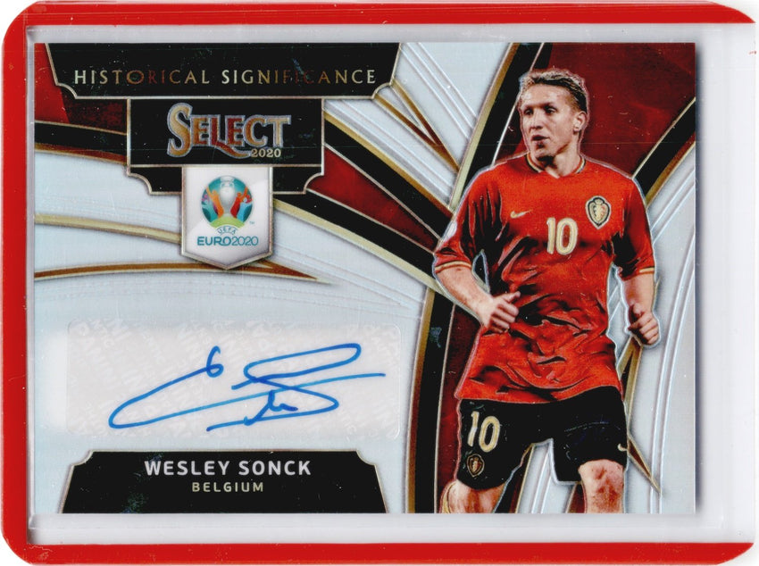 2020 Select UEFA Euro WESLEY SONCK Historical Significance Auto Silver #WSO (B)-Cherry Collectables