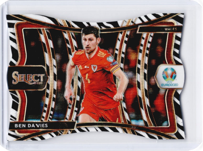 2020 Select UEFA Euro BEN DAVIES Mezzanine Zebra Prizm #119-Cherry Collectables