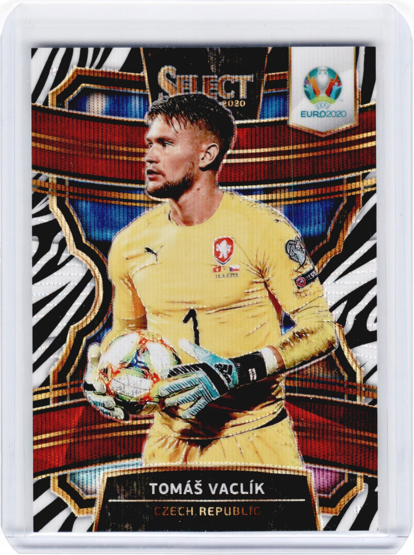 2020 Select UEFA Euro TOMAS VACLIK Terrace Zebra Prizm #67-Cherry Collectables