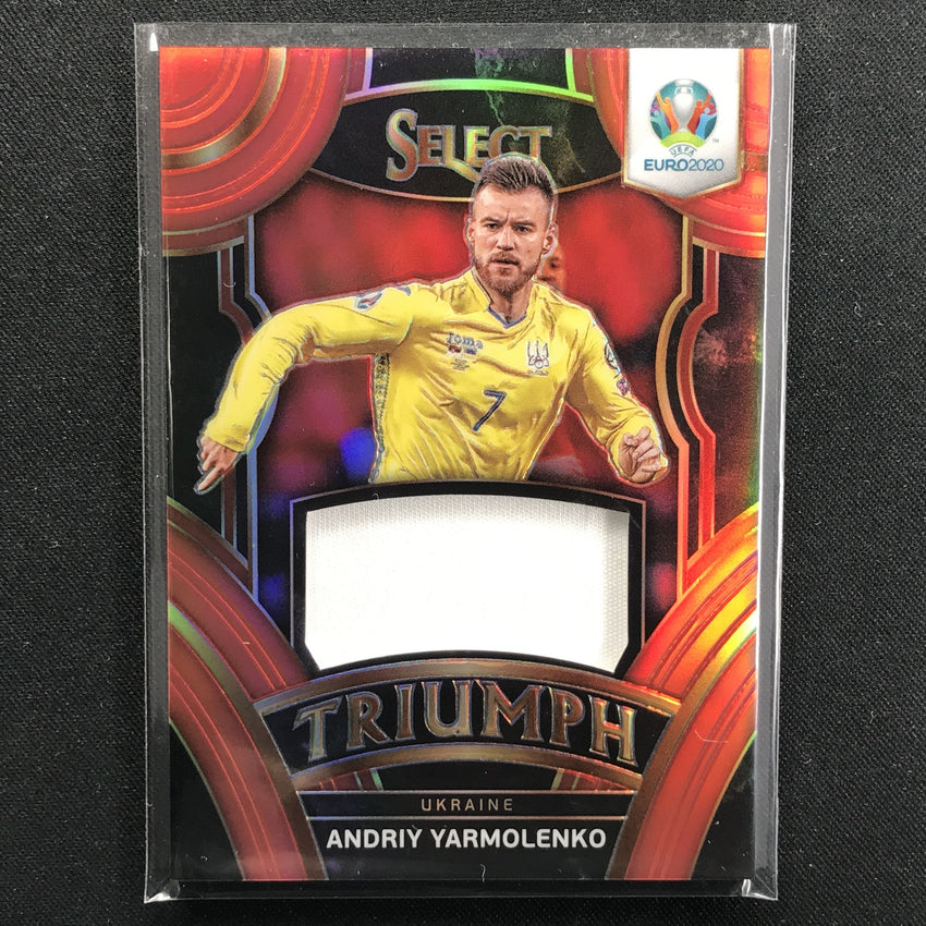 2020 Select UEFA Euro ANDRIY YARMOLENKO Triumph Relics Red 29/65-Cherry Collectables