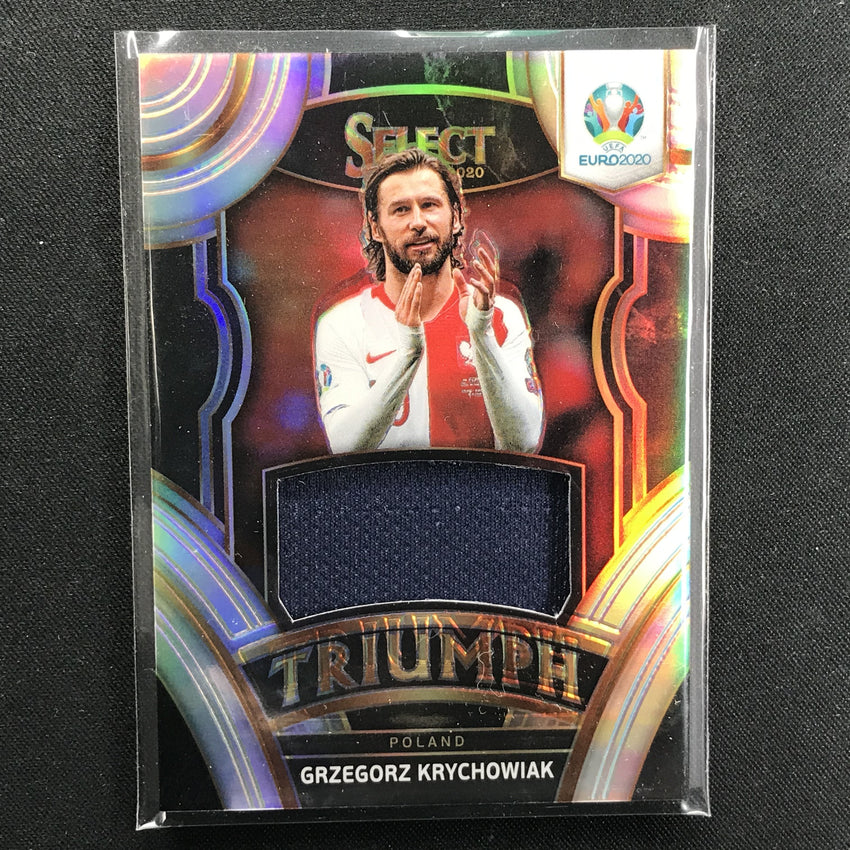 2020 Select UEFA Euro GRZEGORZ KRYCHOWIAK Triumph Relics Silver #GKR-Cherry Collectables