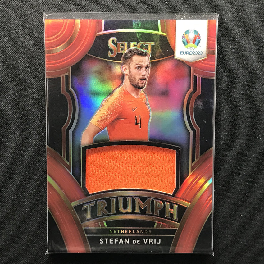 2020 Select UEFA Euro STEFAN DE VRIJ Triumph Relics Red 37/65-Cherry Collectables