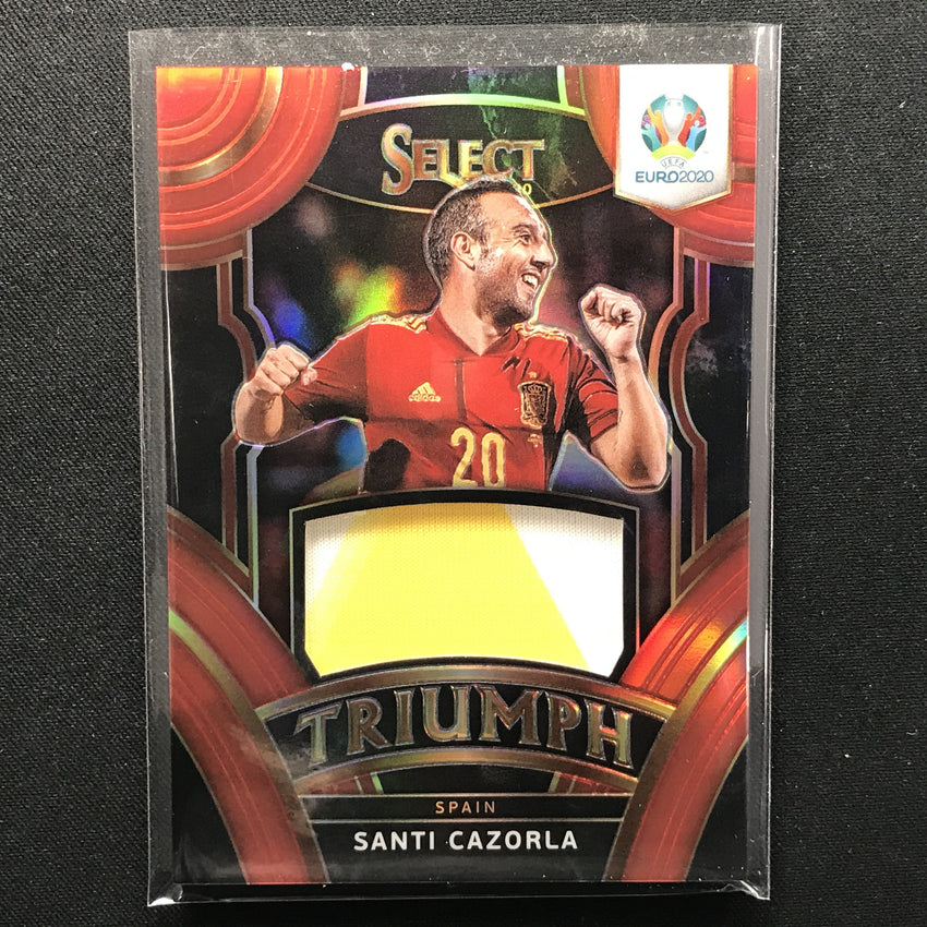 2020 Select UEFA Euro SANTI CAZORLA Triumph Relics Patch Red 59/65-Cherry Collectables