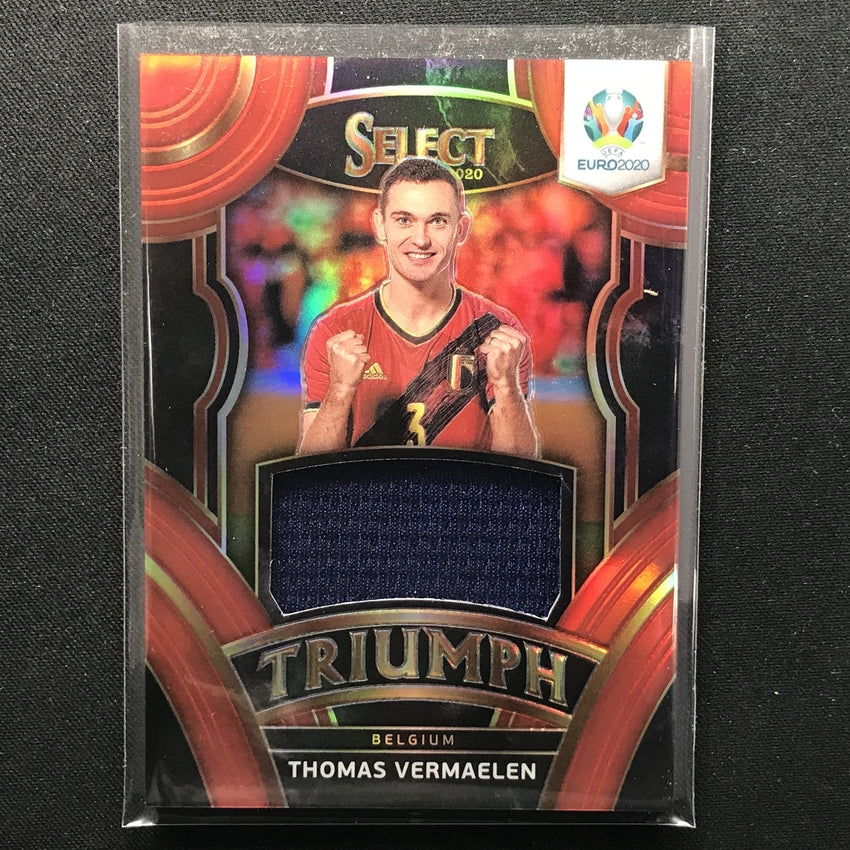 2020 Select UEFA Euro THOMAS VERMAELEN Triumph Relics Red 31/65-Cherry Collectables