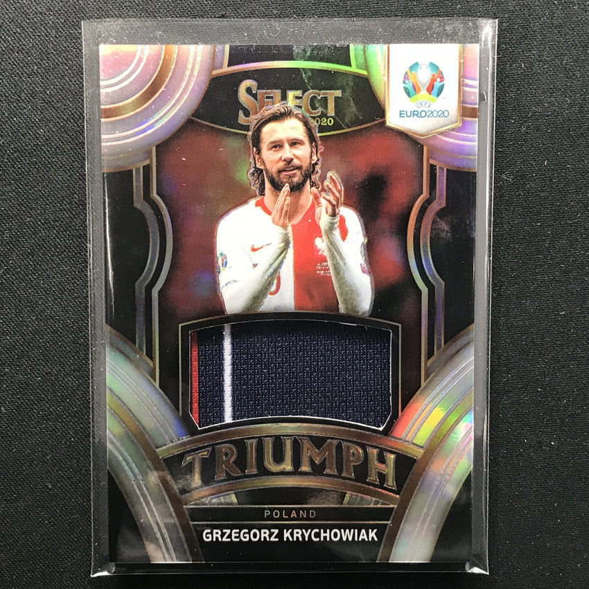 2020 Select UEFA Euro GRZEGORZ KRYCHOWIAK Triumph Relics Silver #GKR (C)-Cherry Collectables
