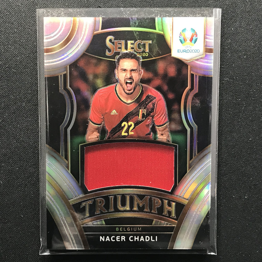 2020 Select UEFA Euro NACER CHADLI Triumph Relics Silver #NC (D)-Cherry Collectables