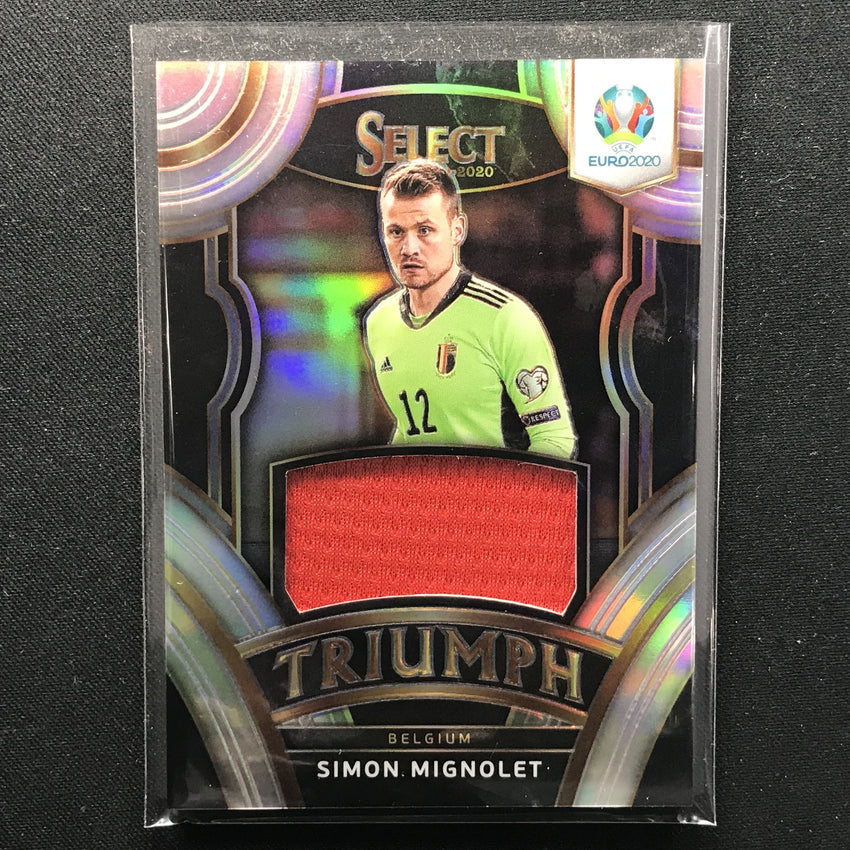 2020 Select UEFA Euro SIMON MIGNOLET Triumph Relics Silver #SMI-Cherry Collectables