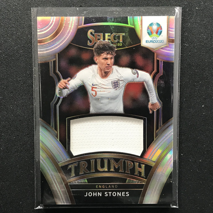 2020 Select UEFA Euro JOHN STONES Triumph Relics Silver #JST (C)-Cherry Collectables