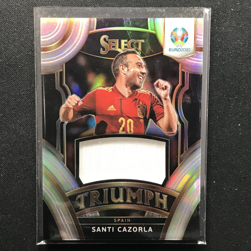 2020 Select UEFA Euro SANTI CAZORLA Triumph Relics Silver #SC (C)-Cherry Collectables