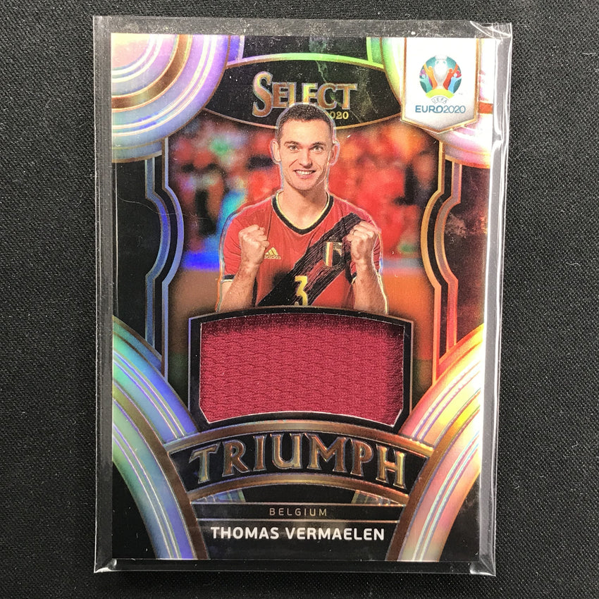 2020 Select UEFA Euro THOMAS VERMAELEN Triumph Relics Silver #TV-Cherry Collectables