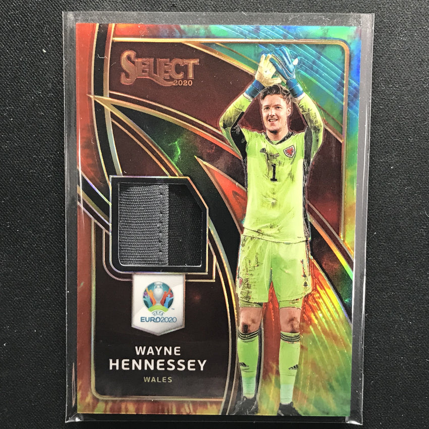 2020 Select UEFA Euro WAYNE HENNESSEY Stars Jersey Patch Tie-Dye 2/5-Cherry Collectables