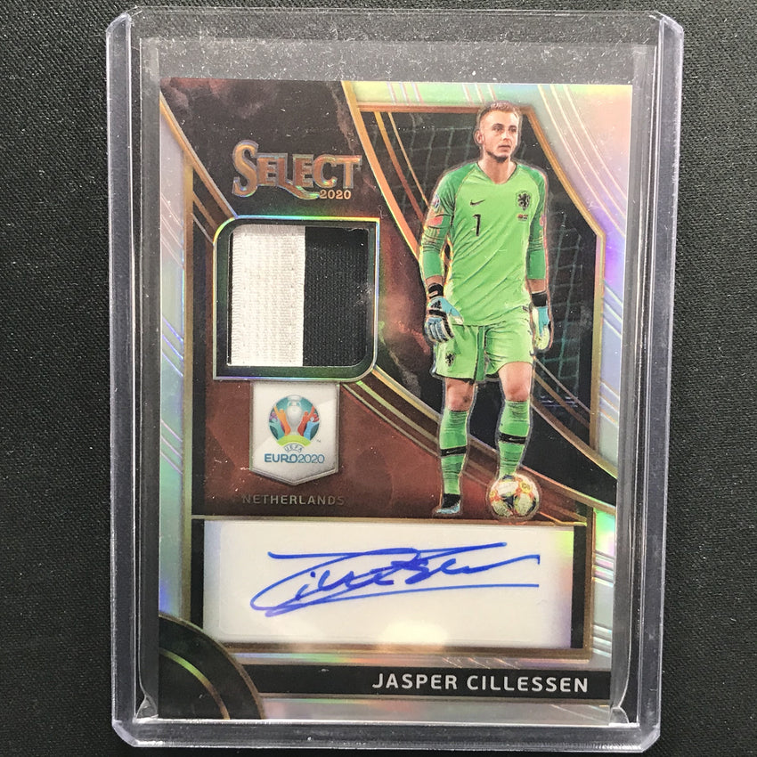 2020 Select UEFA Euro JASPER CILLESSEN Patch Autograph Silver 65/75-Cherry Collectables