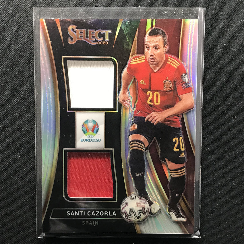 2020 Select UEFA Euro SANTI CAZORLA Dual Jerseys Silver #SC (D)-Cherry Collectables