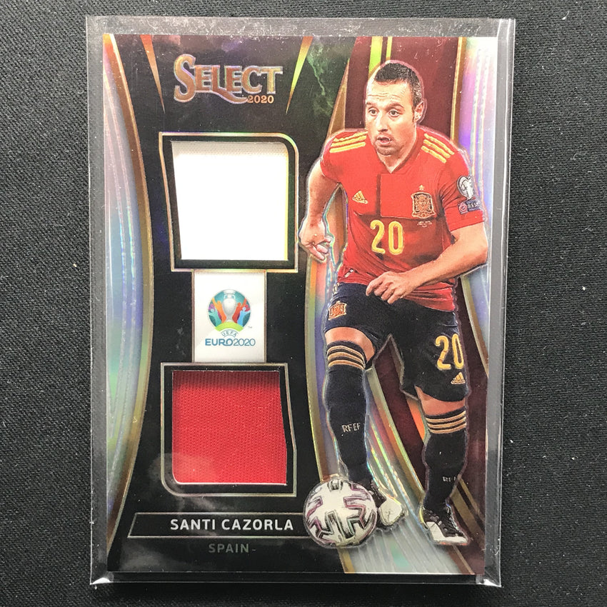 2020 Select UEFA Euro SANTI CAZORLA Dual Jerseys Silver #SC (B)-Cherry Collectables