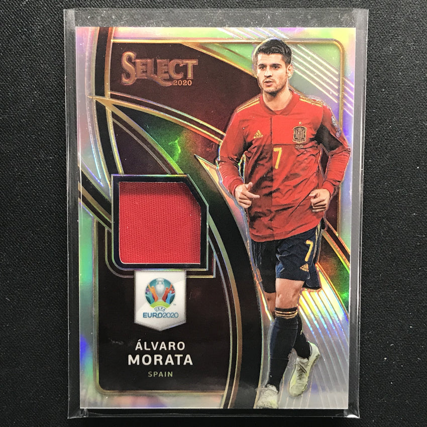 2020 Select UEFA Euro ALVARO MORATA Stars Jersey Silver #AMO-Cherry Collectables