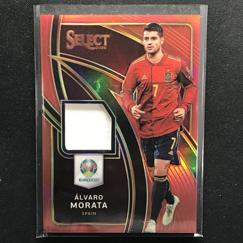2020 Select UEFA Euro ALVARO MORATA Stars Jersey Red 30/65-Cherry Collectables