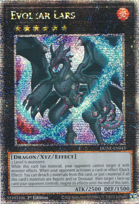 Evolzar Lars - DUNE-EN043 - Quarter Century Secret Rare 1st Edition