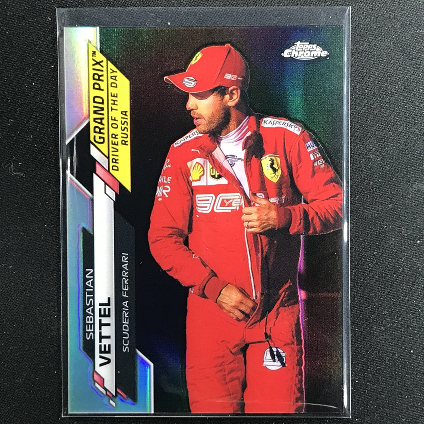 2020 Topps Chrome SEBASTIAN VETTEL Grand Prix Winners Refractor #169