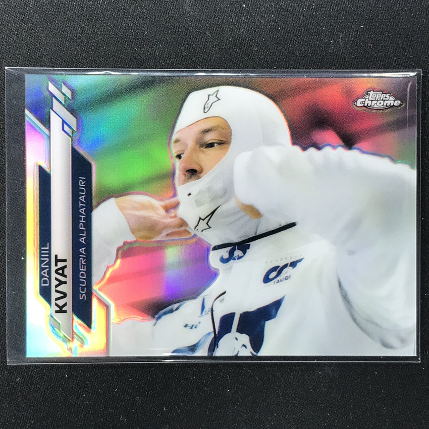 2020 Topps Chrome DANIIL KVYAT F1 Racers Refractor #185