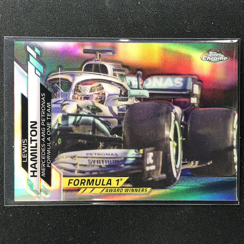 2020 Topps Chrome LEWIS HAMILTON F1 Award Winners Refractor #195